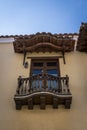 A typical colonial balcony of Cartagena de Indias
