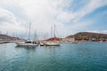 Cartagena harbour, Murcia, Spain. Royalty Free Stock Photo