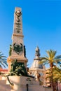 Cartagena Murcia Cavite heroes memorial Spain Royalty Free Stock Photo