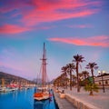 Cartagena Murcia port marina sunrise in Spain