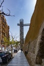 Cartagena Panoramic lift elevator in Murcia Spain