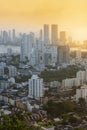 Cartagena skyline at sunset