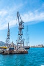 CARTAGENA, SPAIN, JUNE 19, 2019: View of Port of Cartagena in Spain