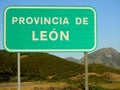 Cartel provincia de LeÃÂ³n