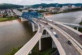 Carter Memorial Arch Bridge - Interstate 64 - Kanawha River - Charleston, West Virginia