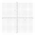 Cartesian coordinate system grid two-dimensional. Vector geometry and algebra scheme. Blank worksheet curve point plain graph.