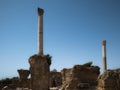 Carthage ruins of the Baths of Antoninus Pius, Tunisia, Africa