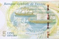 Carthaginian ships from Tunisian money