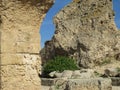 Carthago ruins of capital city of the ancient Carthaginian civilization. UNESCO World Heritage Site Royalty Free Stock Photo