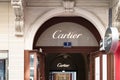 Cartier storefront in Viennese old town in Grabn Strasse