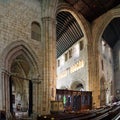 Interior of the historic medieval cartmel priory in cumbria now the parish church of st micheal and mary