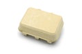 Carton box for eggs isolated Royalty Free Stock Photo