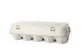 Carton box for eggs isolated Royalty Free Stock Photo