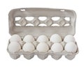 Carton box with white eggs isolated. png transparent Royalty Free Stock Photo