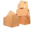 Carton boxes Royalty Free Stock Photo