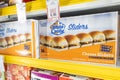 Carton boxes of White Castle brand Cheese Sliders cheeseburgers