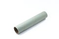 Carton cylindrical paper roll tube or pipe full completely isolated on a white background