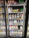 carton milk section and prices