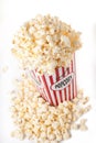 Carton of Popcorn Royalty Free Stock Photo