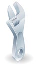 Cartoon adjustable wrench or spanner