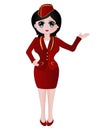 Cartoon Air Hostess Clip Art