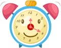 Cartoon alarm clock Royalty Free Stock Photo