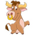 Cartoon american bull