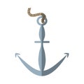 Cartoon anchor steel nautical symbol