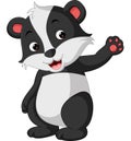 Cartoon animal badger