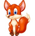 Cartoon animal fox illustration