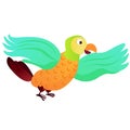 Cartoon animal parrot - illustration