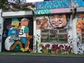 Graffiti on the wall of bangkok 03