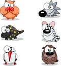 Cartoon animals Royalty Free Stock Photo