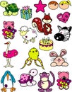 Cartoon animals vector Royalty Free Stock Photo