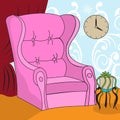Cartoon armchair