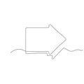 Cartoon Arrow, Game Interface Element, Cursor, Button Royalty Free Stock Photo