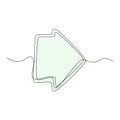 Cartoon Arrow, Game Interface Element, Cursor, Button Royalty Free Stock Photo