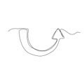Cartoon Arrow, Game Interface Element, Cursor, Button Royalty Free Stock Photo