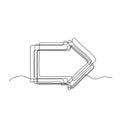 Cartoon Arrow, Game Interface Element, Cursor, Button Royalty Free Stock Photo