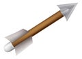 Cartoon arrow Royalty Free Stock Photo