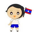 Cartoon ASEAN Laos