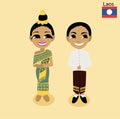 Cartoon ASEAN Laos
