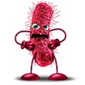 Cartoon Bacteria Character