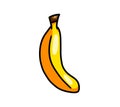 A Yummy Looking Cartoon Banana