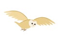 Cartoon Barn Owl