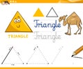 Cartoon basic geometric shapes Royalty Free Stock Photo