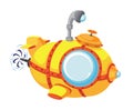 Cartoon bathyscaphe