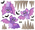 Cartoon bats collection