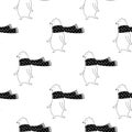 Cartoon Bear Seamless Pattern