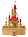 Cartoon beautiful castles